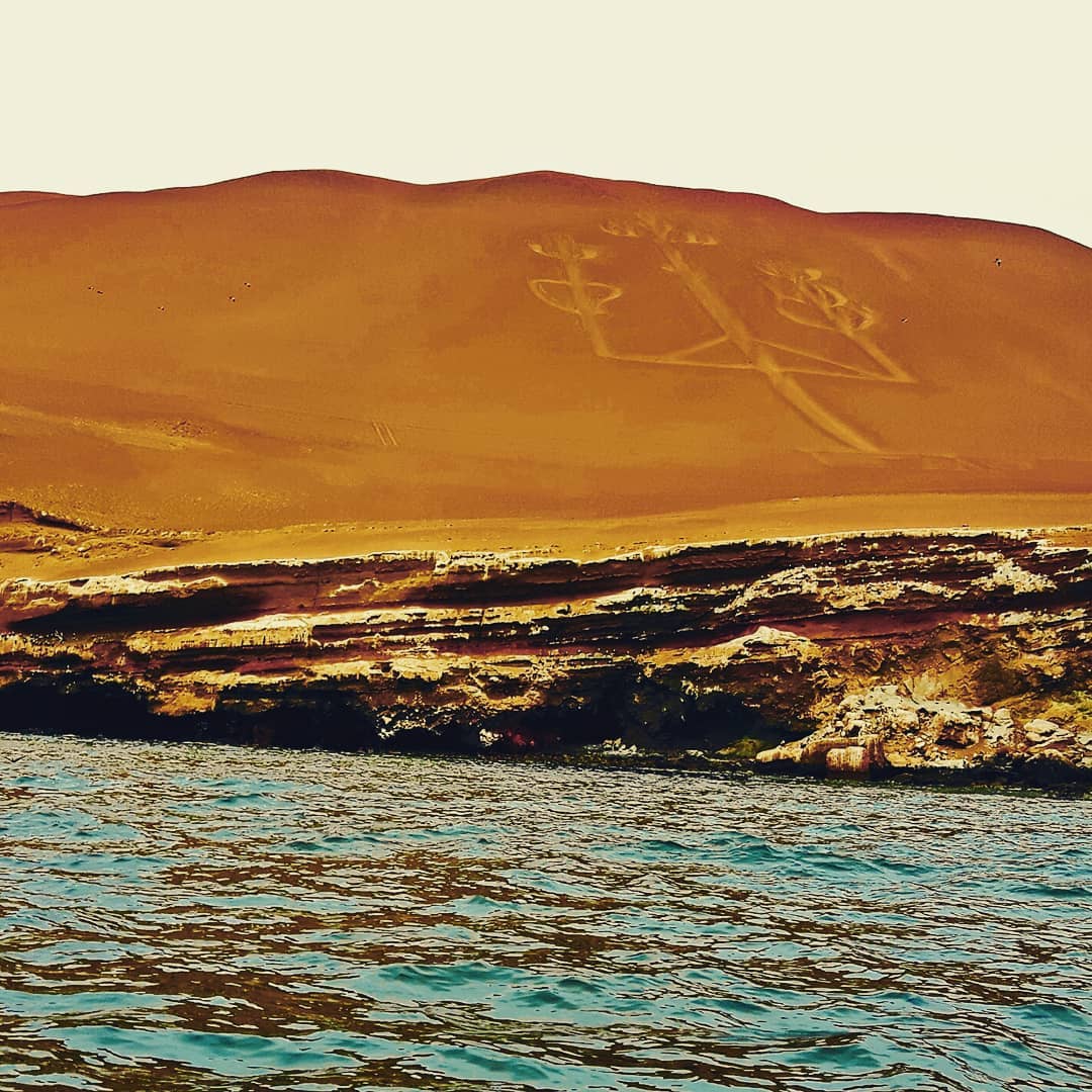 Picture in Candelabro de Paracas, Bucht von Pisco