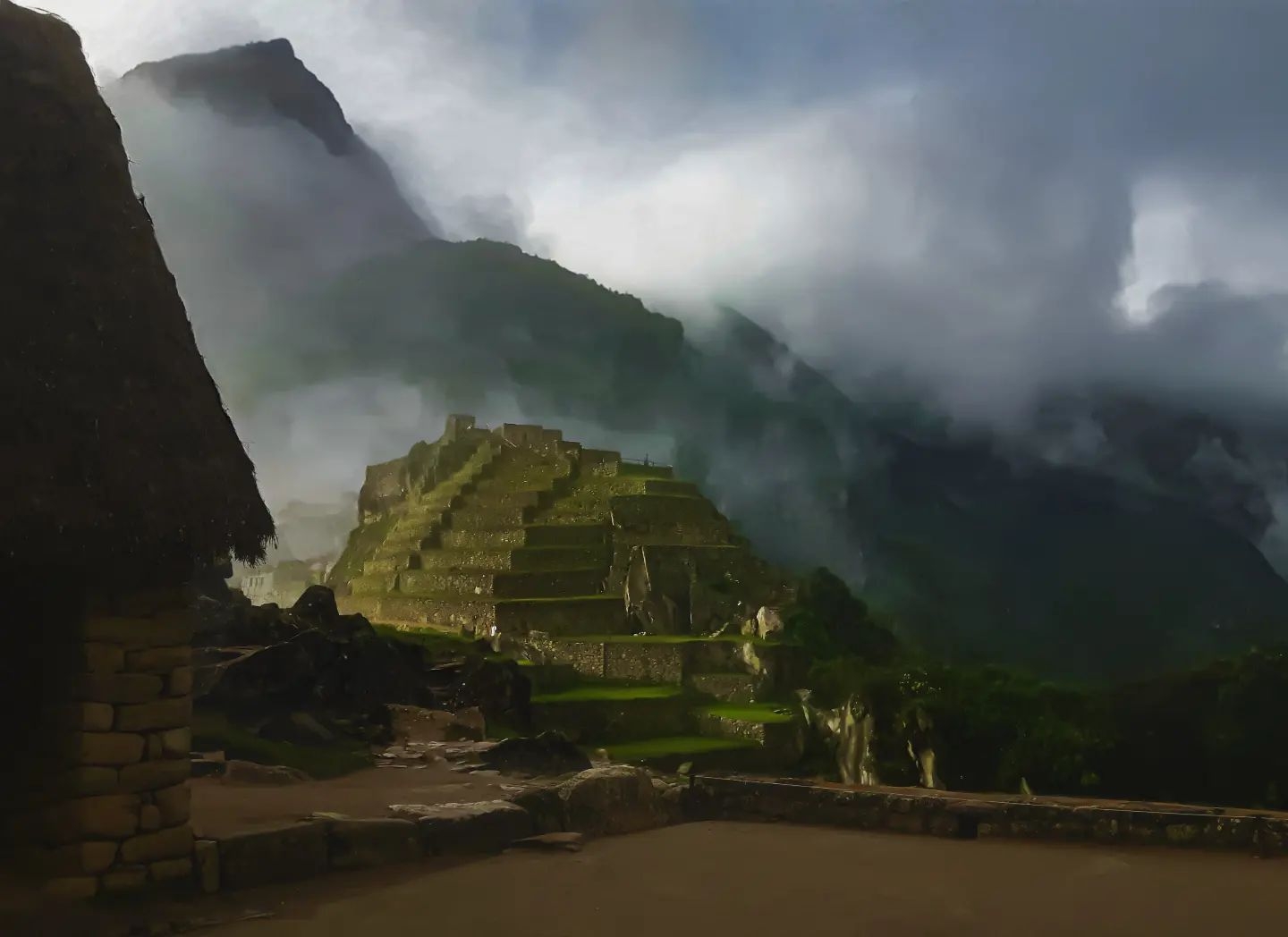 Picture in Machu Picchu