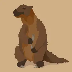 Sieh mehr von † Megatherium americanum! Miniaturbild zeigt † Megatherium americanum