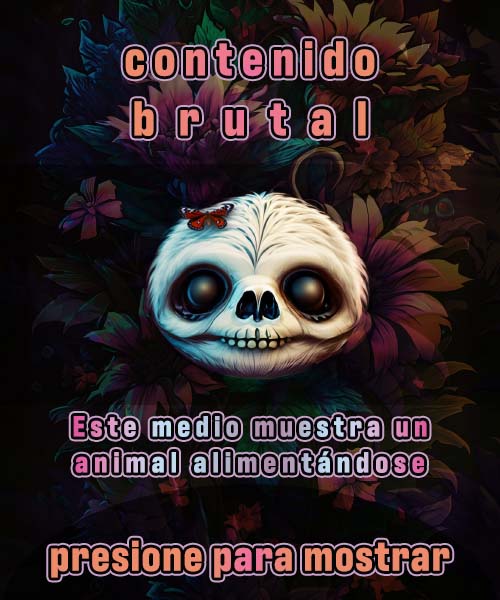 Contenido brutal: Este medio muestra un animal alimentándose - presione para mostrar