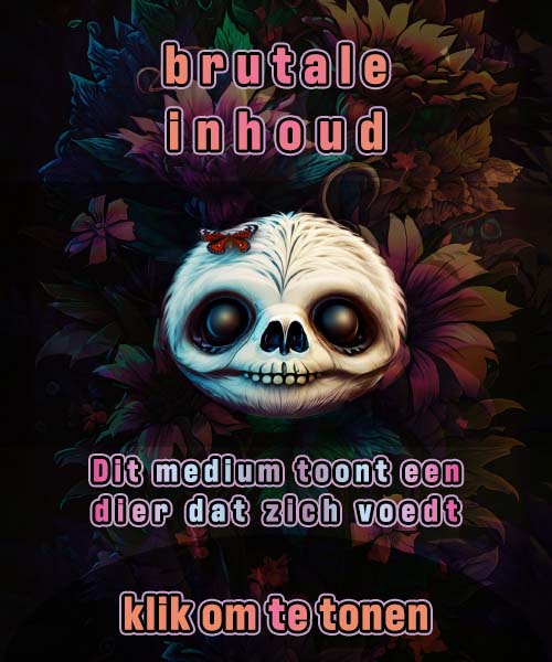 Brutale inhoud: Dit medium toont een dier dat zich voedt - klik om te tonen